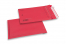 Papierowe koperty bąbelkowe kolorowe - Czerwony, 80 g 180 x 250 mm | Krainakopert.pl
