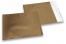 Koperty foliowe metalizowane matowe miedziane - 165 x 165 mm | Krainakopert.pl