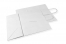 Papierowe torby ze skręcanym uchwytem - biały, 320 x 140 x 420 mm, 100 g | Krainakopert.pl