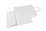 Papierowe torby ze skręcanym uchwytem - biały, 240 x 110 x 310 mm, 100 g | Krainakopert.pl