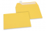 Koperty papierowe kolorowe - żółte słonecznikowe, 114 x 162 mm | Krainakopert.pl