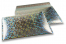Koperty bąbelkowe ECO metalizowane - srebrny holograficzny 235 x 325 mm | Krainakopert.pl