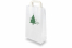 Świąteczne papierowe torby biały - Drzewko świąteczne zielony | Krainakopert.pl
