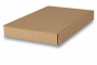 Kartony pocztowe samoklejące z paskiem - brązowy