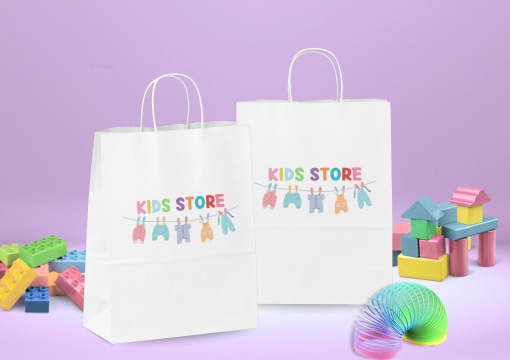  Papierowe torby ze skręcanym uchwytem | Krainakopert.pl