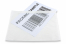 Papierowe koperty do pakowania listów przewozowych - półprzezroczysty: nieco mniej przezroczysty niż wersja plastikowa, jednak nadal doskonale czytelny dla skanerów, na przykład do rozpoznawania kodów | Krainakopert.pl