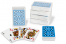 (Niedostępne na zamówienie: Francuski karty do gry z własnym nadrukiem - z nadruku na spad + plastikowe pudełko) | Krainakopert.pl