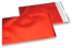 Koperty foliowe metalizowane matowe czerwone - 230 x 320 mm | Krainakopert.pl
