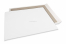 Koperty wzmocnione kartonem - 550 x 700 mm, awers biały kraft 120 gr, tył 700 gr szary dupleks, bez kleju / bez paska | Krainakopert.pl