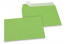 Koperty papierowe kolorowe - jasnozielone, 114 x 162 mm | Krainakopert.pl