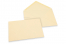 Kolorowe koperty na życzenia - biały kość słoniowa, 133 x 184 mm | Krainakopert.pl