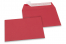 Koperty papierowe kolorowe - czerwone, 114 x 162 mm  | Krainakopert.pl