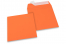 Koperty papierowe kolorowe - pomarańczowe, 160 x 160 mm | Krainakopert.pl