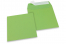 Koperty papierowe kolorowe - jasnozielone, 160 x 160 mm | Krainakopert.pl