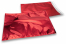 Koperty foliowe metalizowane czerwony - 320 x 430 mm | Krainakopert.pl
