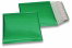 Koperty bąbelkowe ECO metalizowane - zielony 165 x 165 mm | Krainakopert.pl