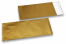 Koperty foliowe metalizowane matowe złote - 110 x 220 mm | Krainakopert.pl