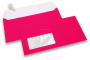 Neonowe koperty - różowy, bez okienkiem 45 x 90 mm, położenie okienka 20 mm z lewo i 15 mm od dołu