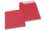 Koperty papierowe kolorowe - czerwone, 160 x 160 mm | Krainakopert.pl