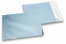 Koperty foliowe metalizowane matowe lodowo-niebieski  - 165 x 165 mm | Krainakopert.pl