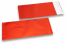 Koperty foliowe metalizowane matowe czerwone - 110 x 220 mm | Krainakopert.pl