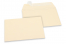 Koperty papierowe kolorowe - białe w odcieniu kości słoniowej, 114 x 162 mm  | Krainakopert.pl