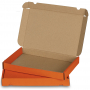 Brievenbusdozen met bovenklep oranje - shopping