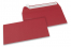 Koperty papierowe kolorowe - ciemnoczerwone, 110 x 220 mm | Krainakopert.pl