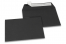 Koperty papierowe kolorowe - czarne, 114 x 162 mm  | Krainakopert.pl