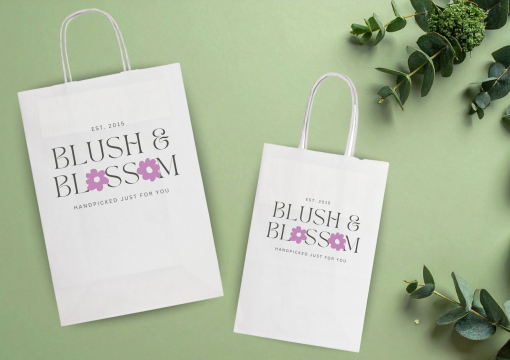  Papierowe torby ze skręcanym uchwytem | Krainakopert.pl