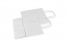 Papierowe torby ze skręcanym uchwytem - biały, 190 x 80 x 210 mm, 80 g | Krainakopert.pl