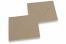 Koperty z papieru z recyklingu - 130 x 130 mm | Krainakopert.pl
