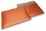 Koperty bąbelkowe ECO metaliczne matowe - pomarańczowy 320 x 425 mm | Krainakopert.pl