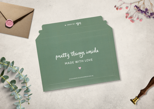 Koperty z tektury falistej biały | Krainakopert.pl