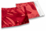 Koperty foliowe metalizowane czerwony - 220 x 220 mm | Krainakopert.pl