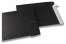Papierowe koperty bąbelkowe czarne - 165 x 165 mm, 160 g | Krainakopert.pl