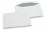 Koperty papierowe białe, 114 x 162 mm (C6), gram. 80, klejone na mokro, masa jednej koperty około 3 g.  | Krainakopert.pl