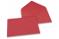 Kolorowe koperty na życzenia - czerwony, 162 x 229 mm | Krainakopert.pl