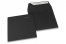 Koperty papierowe kolorowe - czarne, 160 x 160 mm  | Krainakopert.pl