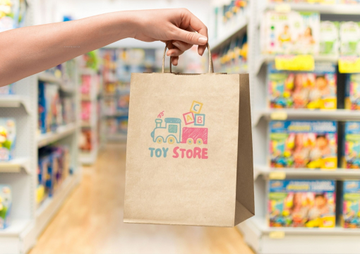  Papierowe torby ze skręcanym uchwytem | Krainakopert.pl