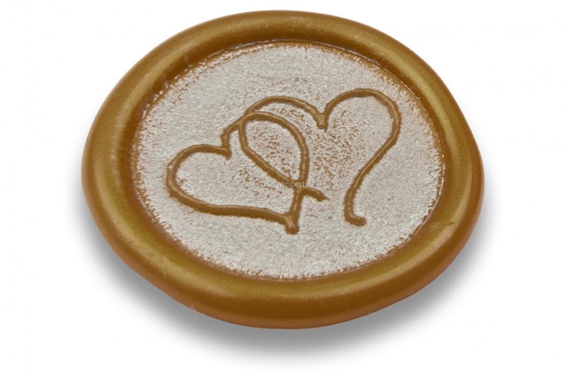 Pieczęcie woskowe - Serca