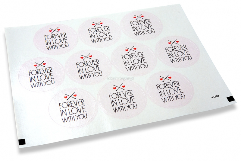 Naklejki związane z miłością - forever in love with you