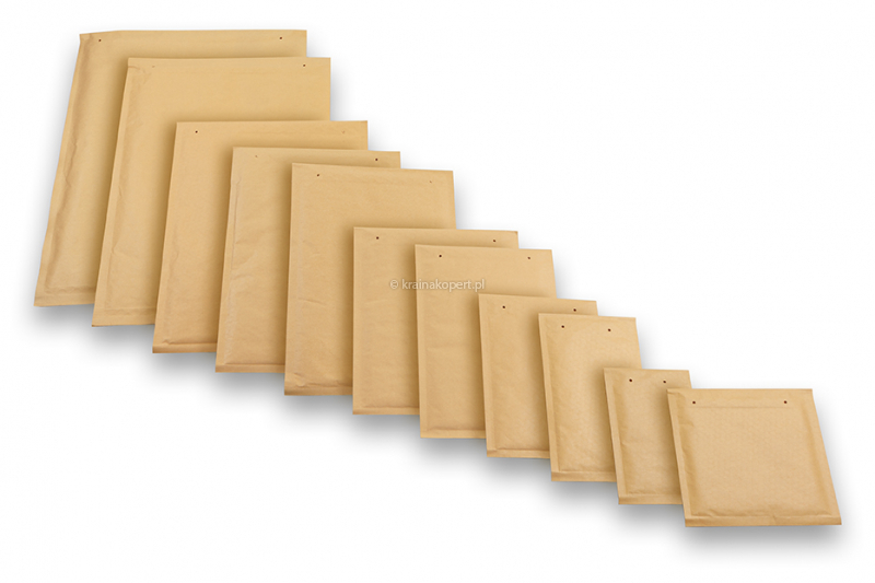 Koperty bąbelkowe brązowe (80 g/m2)