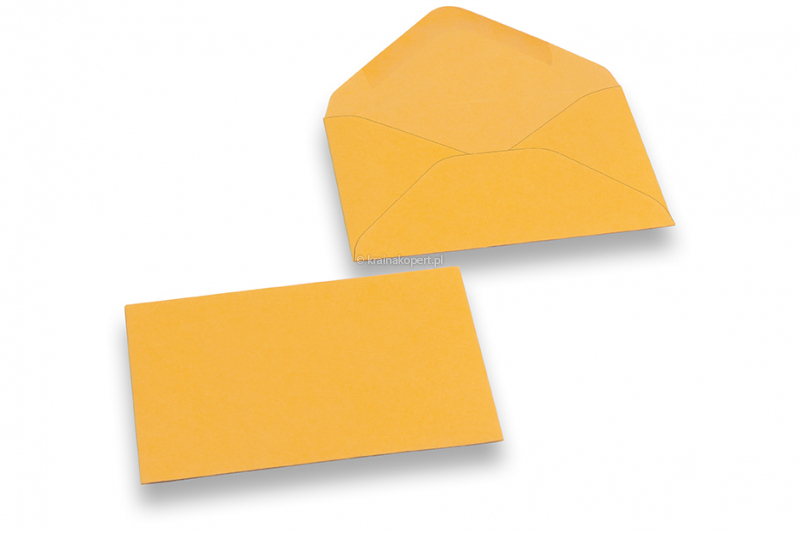 Mini koperty złocistożółty