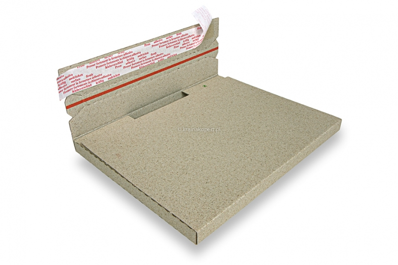 Opakowanie na kalendarze z papieru zawierającego włókna traw