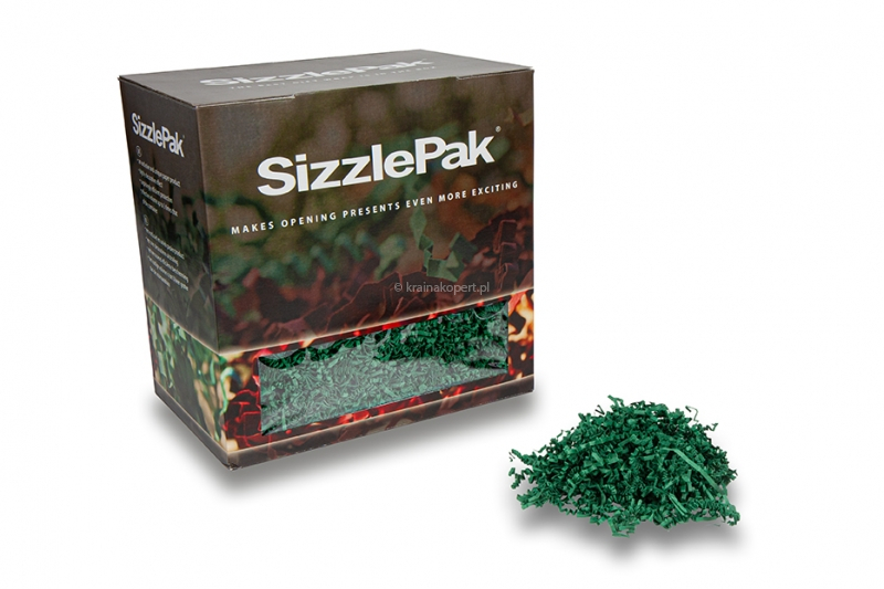 Papierowe sprężynki SizzlePak - Ciemnozielony (1.25 kg), papier 80 g
