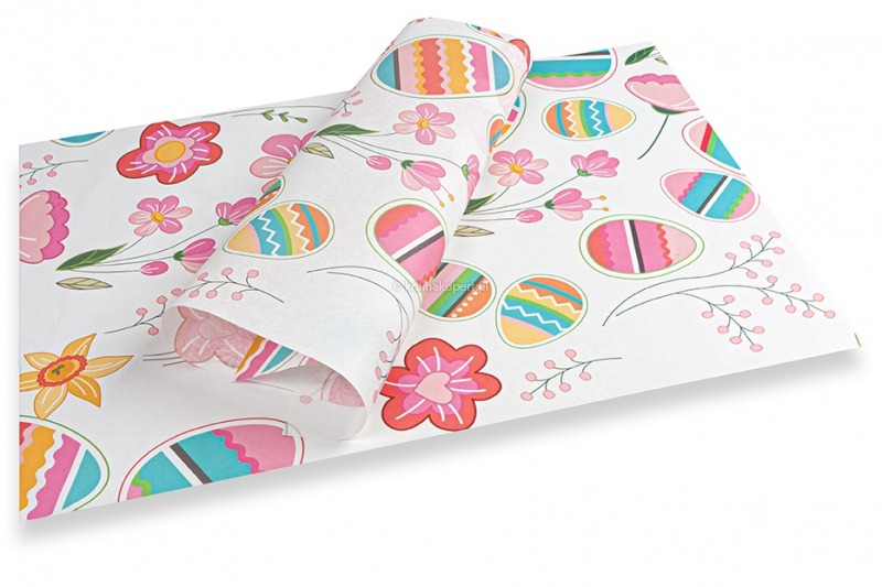 Wielkanocny papier prezentowy - żywe kolory