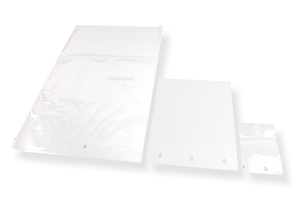 Przezroczyste worki plastikowe